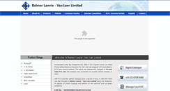 Desktop Screenshot of blvlindia.com